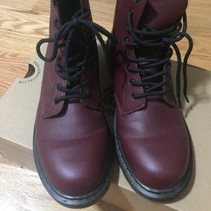 Dr. Martens YOUTH 1460 SOFTY RED CHERRY BOOTS